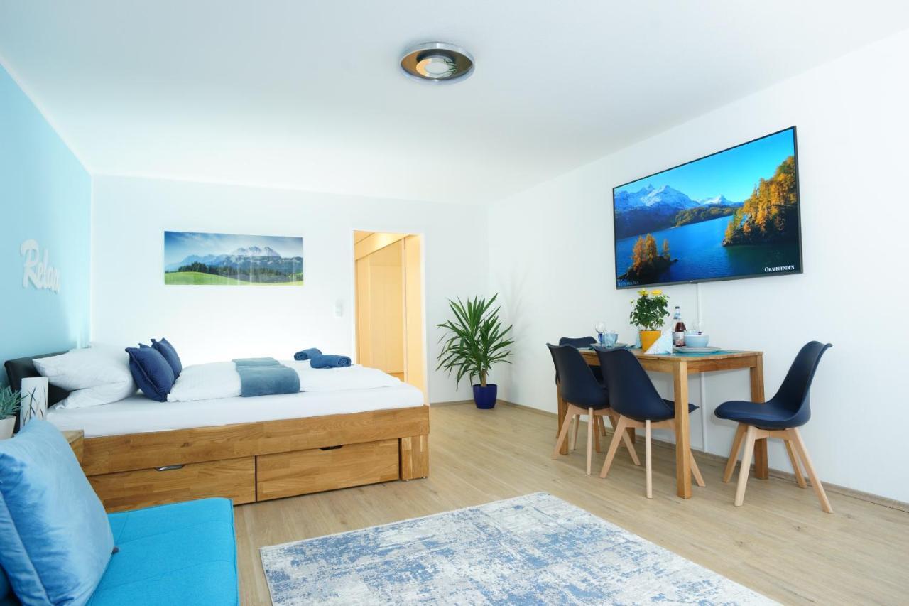 Apartment Relax - Blue Mit Pool Und Sauna Scheidegg
